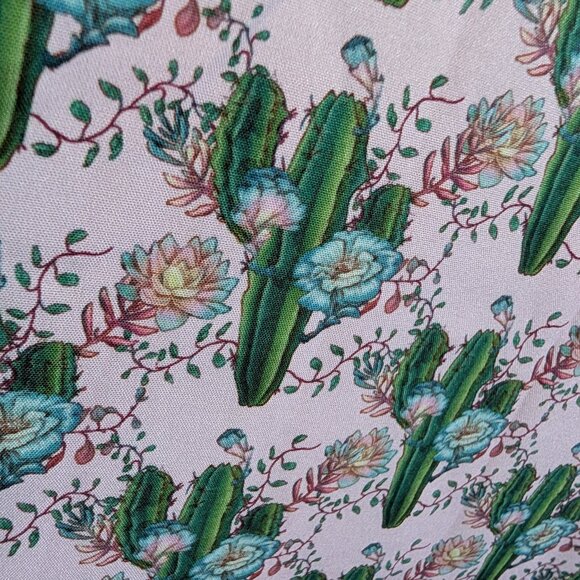 Dixxon Good time charlotte cactus print skater circle skirt Size Large Western - Picture 5 of 11